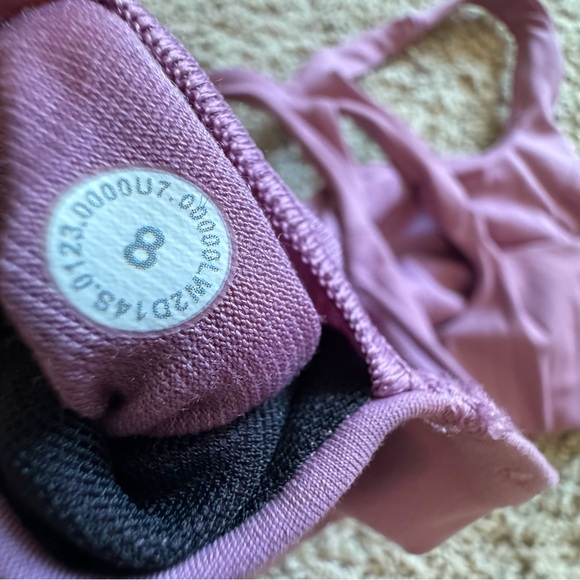 NEW Lululemon smooth cover bra velvet dust - Picture 5 of 7